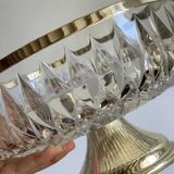 Crystal and silver cup