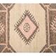 Vintage Turkish Hand-Knotted Wool Cotton Orange Runner Rug 66x318