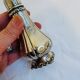 Floral sterling silver salt shaker by Tiffany & Co., 1950s