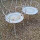 Pair of garden armchairs