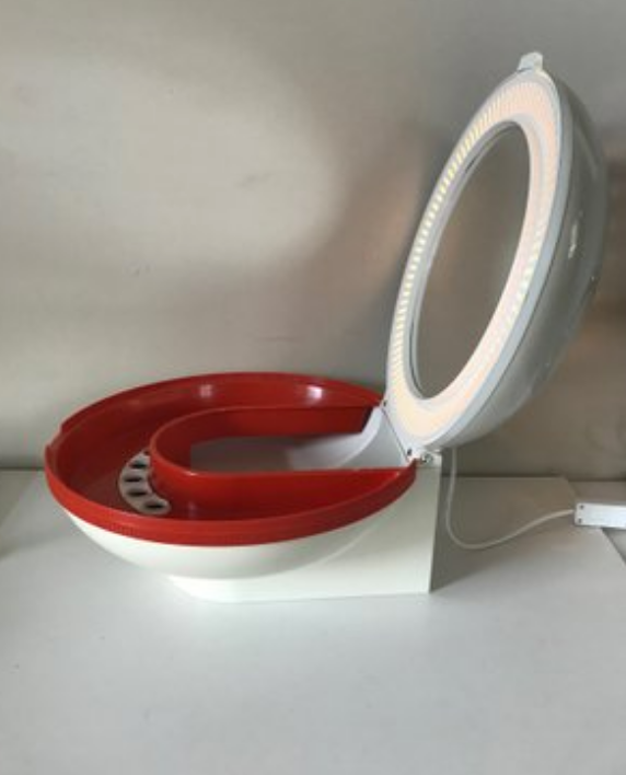 UFO lighting wearable hairdresser brand Flair 1970s