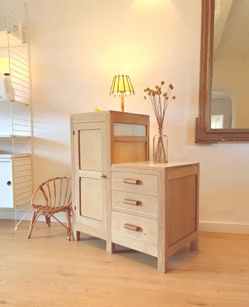 Small asymmetrical wardrobe "Clémentine"