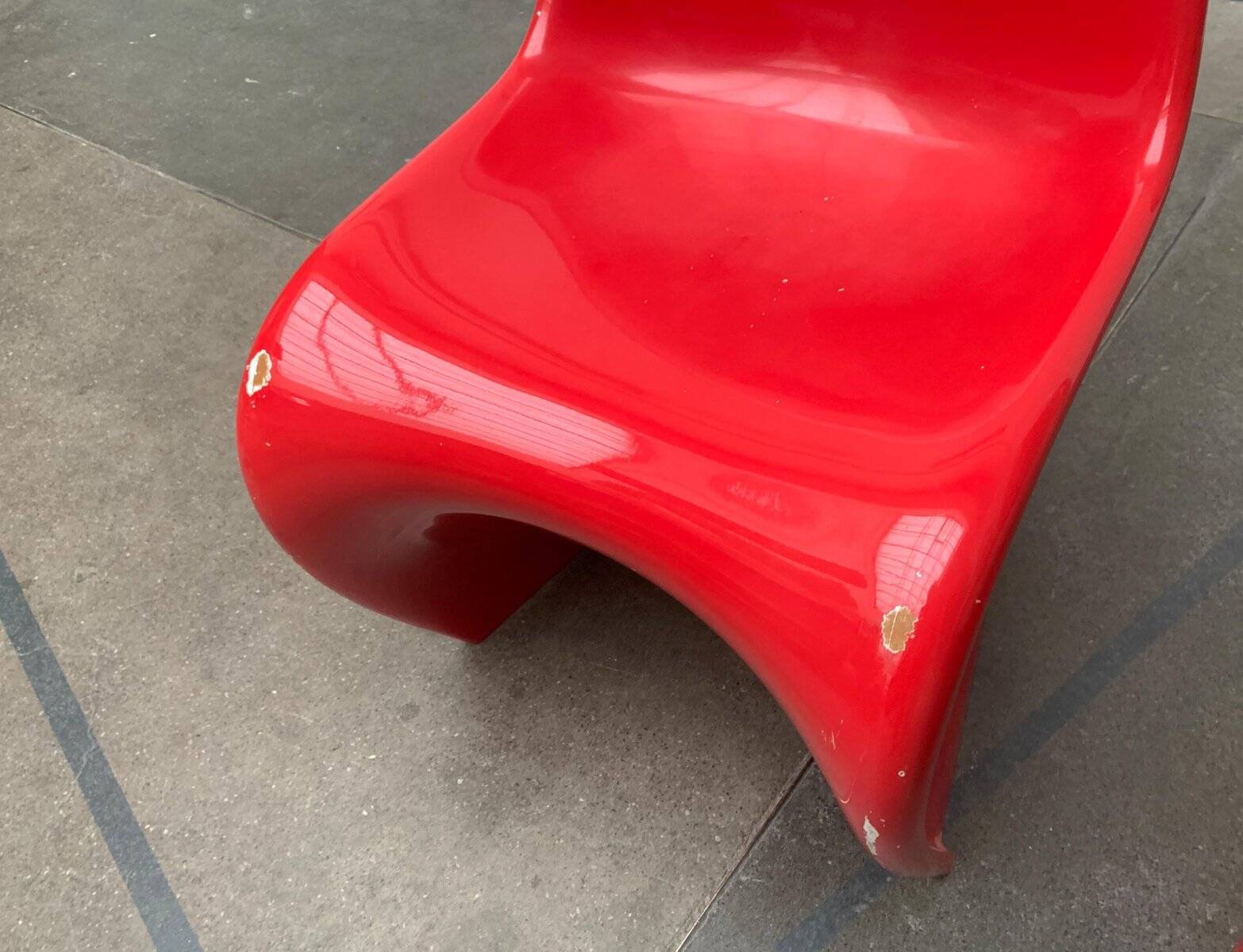 Set of mid-century Panton chairs by Verner Panton for Vitra Herman Miller.