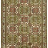 Turkish Wool Vintage Kayseri Rug 202 cm x 295 cm