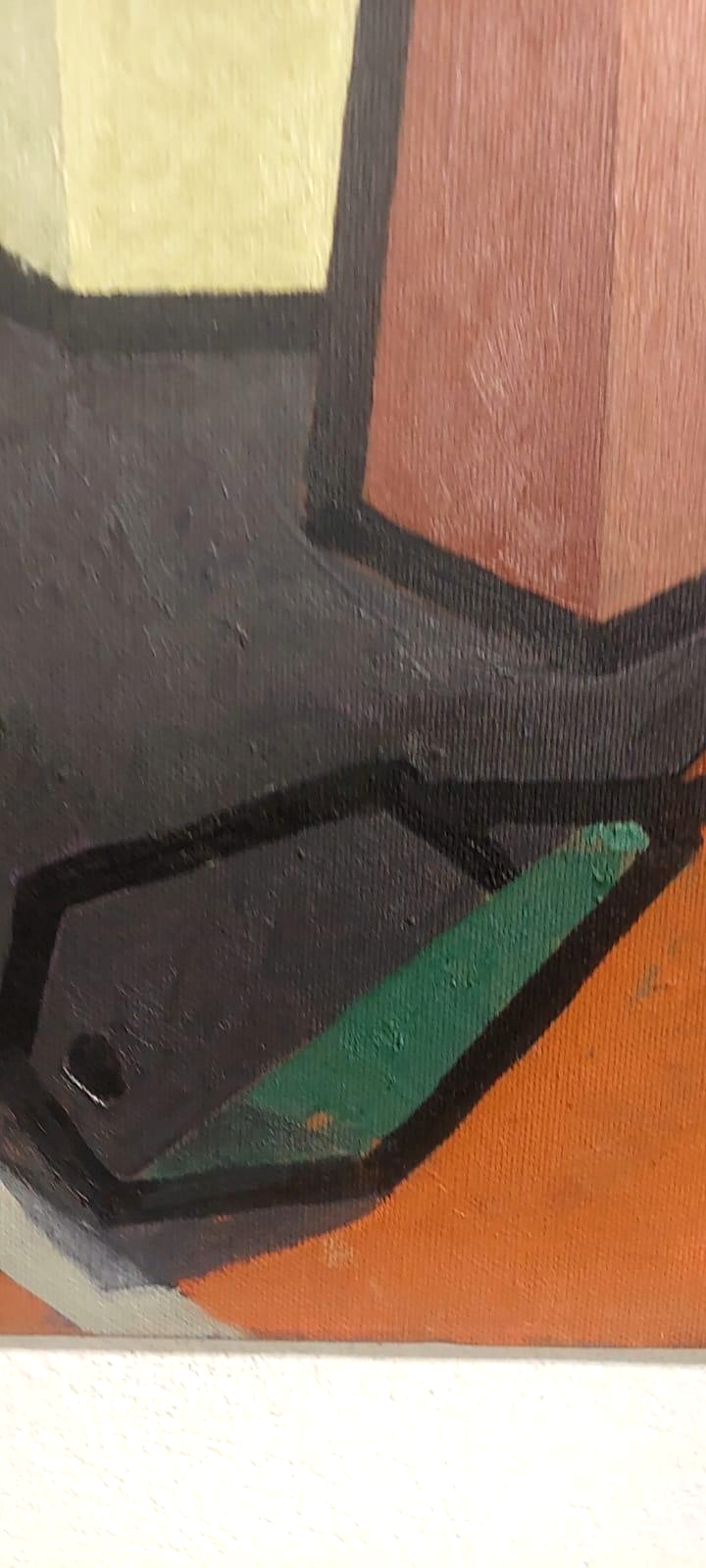 Oil painting still life Franco Prayer (1924) 60x50 cm