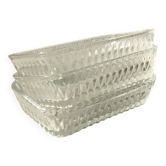 Duralex butter dish set
