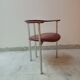 Set of 4 leather dining chairs