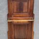 Monumental Art Nouveau wardrobe • walnut & brass