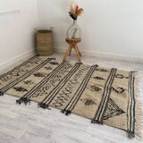 Handmade Moroccan Berber carpet 223 x 143 CM