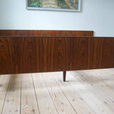 Danish rosewood floating bed from Sannemans Møbelfabrik, 1960s