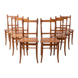Set of 8 Dining or Inn Chairs, Valentin Jadrníček, Early 20th Century
