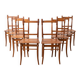 Set of 8 Dining or Inn Chairs, Valentin Jadrníček, Early 20th Century