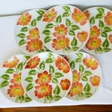 6 dessert plates Moulin des Loups Orchies Ontario model