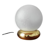 Vintage bubble glass globe lamp