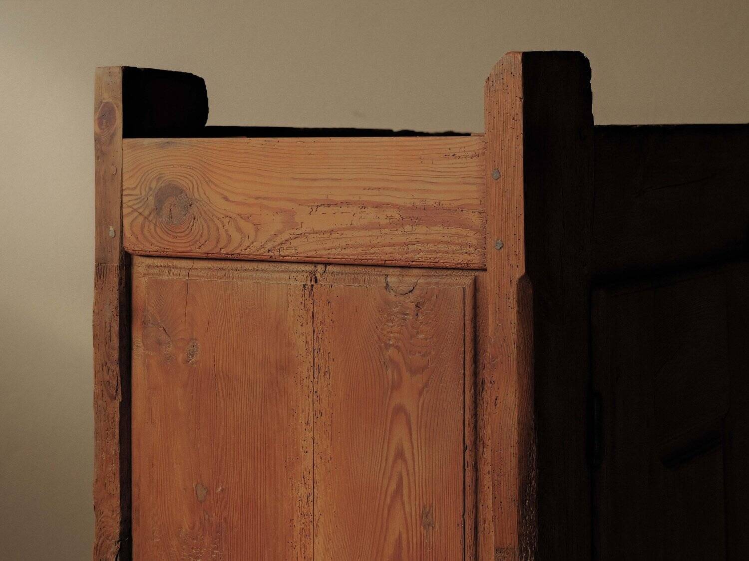 Art-Popular furniture in pine and larch, Lozère, 19th century