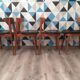 Chaises modèle "fontaria" de chez baumann vers 1970