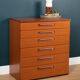 Retro Teak 1960s Chest Of Drawers By Schreiber Furniture