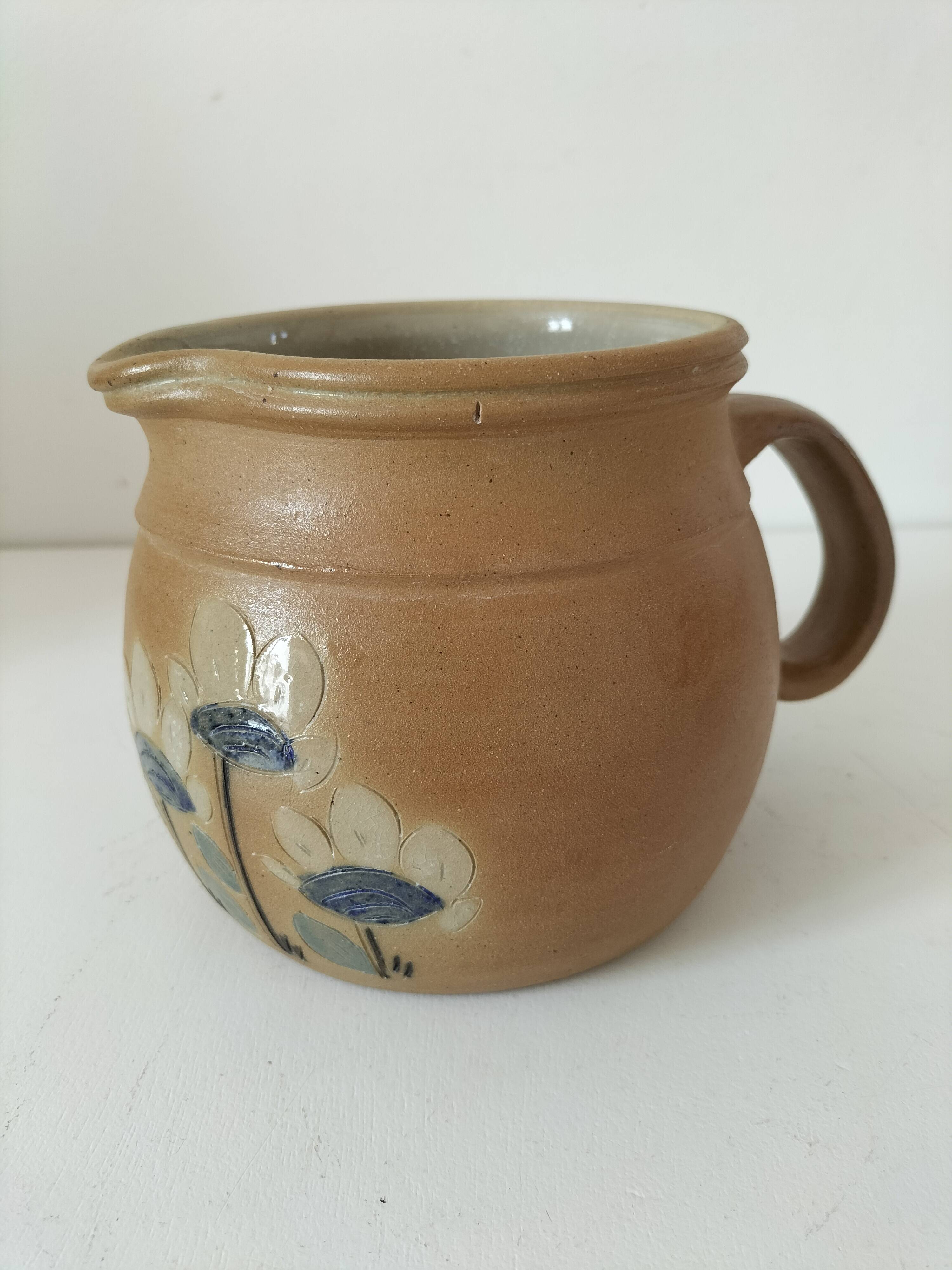 Stoneware jug - Pottery of Mottes (Burgundy)