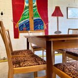Vintage Scandinavian wooden table