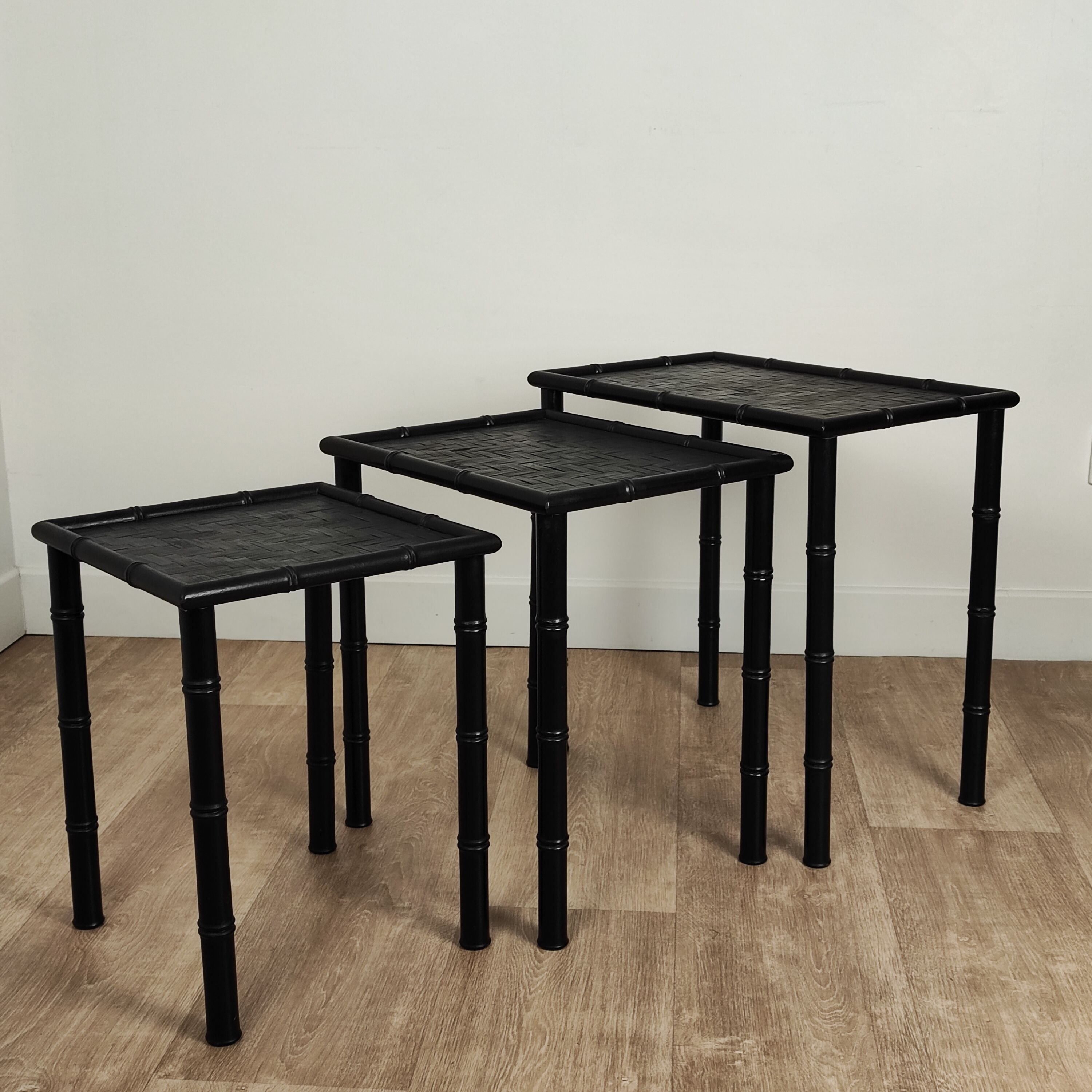 Bamboo nesting tables