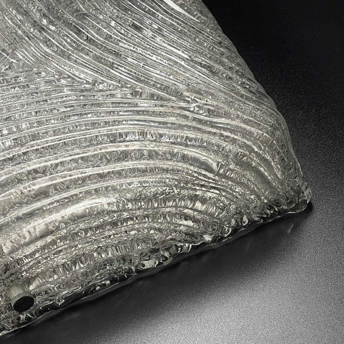 Vintage large Murano glass ceiling lamp by J. T. Kalmar, Austria, 1960s.