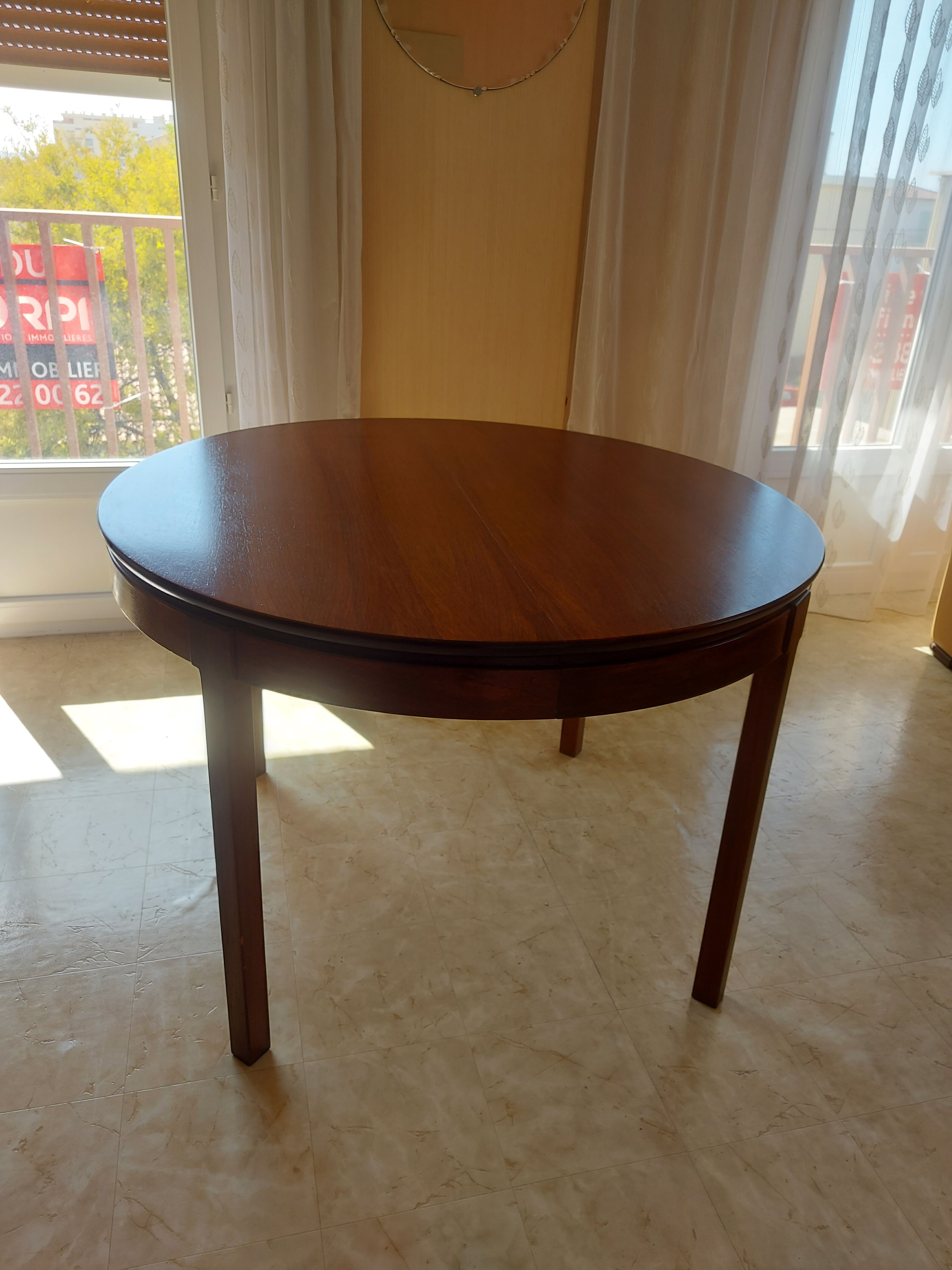 Vintage scandinavian teak table