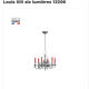 Chandelier Lucien Gau - Louis XIII model - solid bronze - 6 lights - r