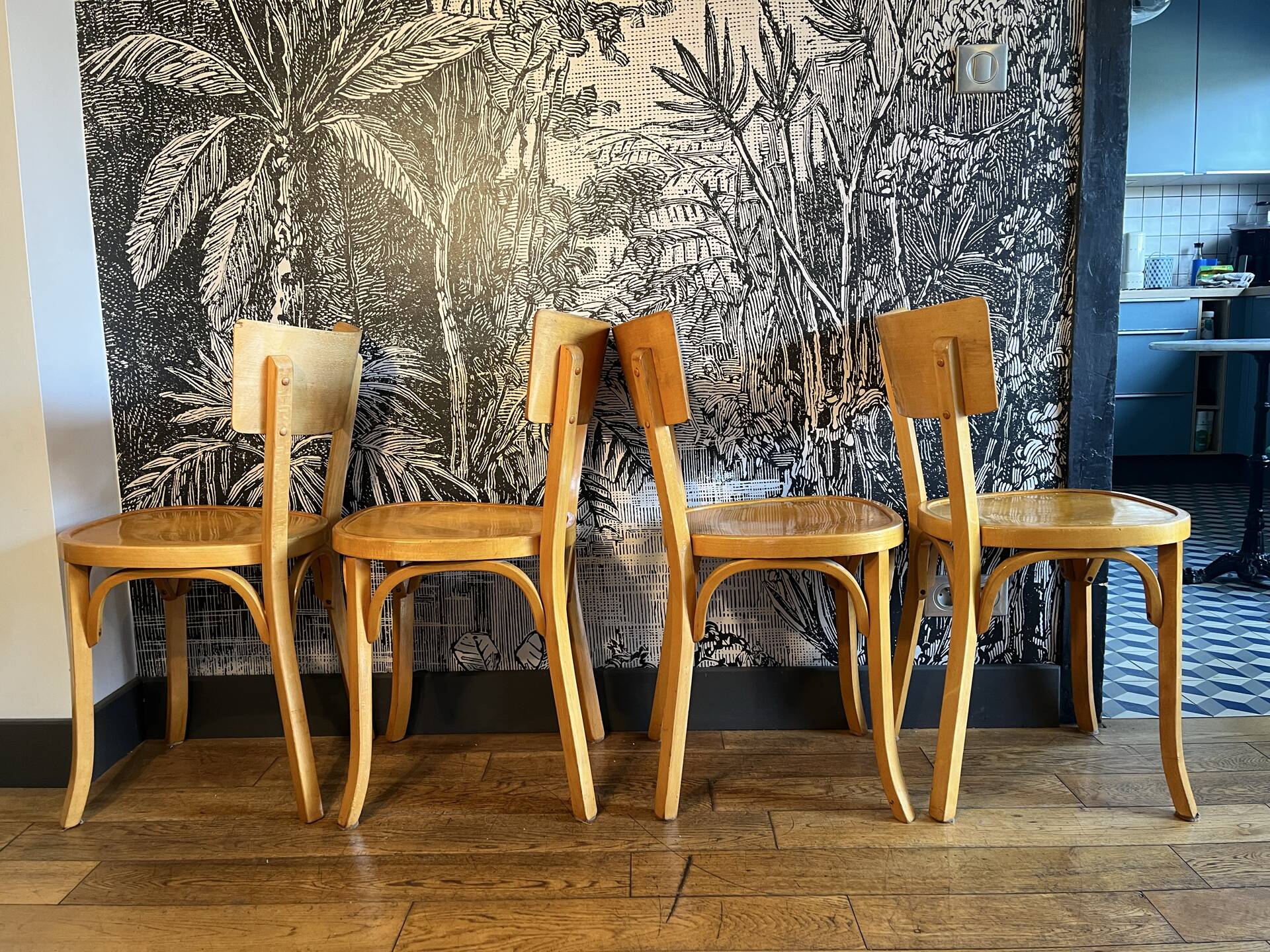4 Baumann bistro chairs