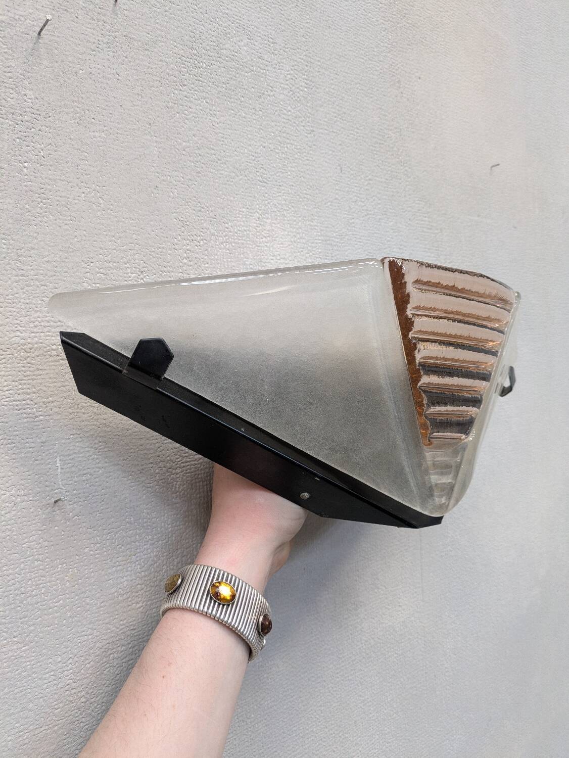 3 Murano wall lights