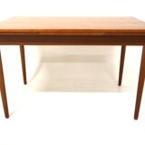 Teak “portfolio” dining room table, Farstrup, Denmark, 1960s