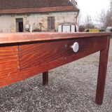 Oak and pine, 2 extension farm table