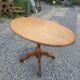 Oak guéridon table from the early 20th century.