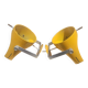 Pair of Étienne Fermigier wall lights, Disderot edition, 1960s