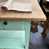 Meuble d’atelier vert