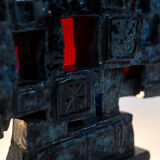 Auguste Harzic, Ceramic and glass sculpture, year 1968