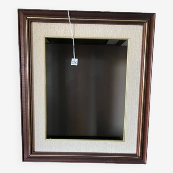 Contemporary solid wood frame