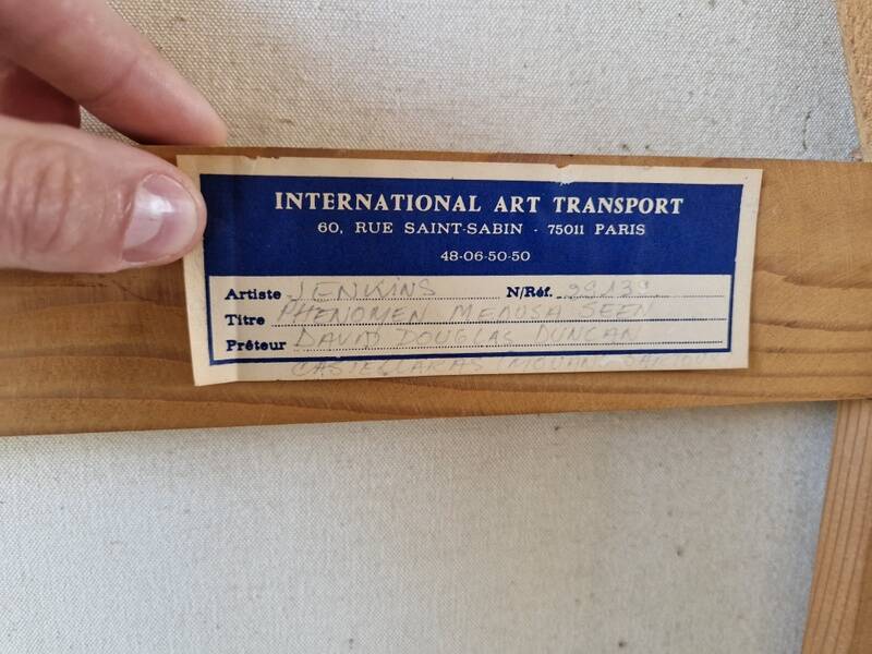 Paul Jenkins (1923-2012), American painter - Acrylic on canvas signed at the bottom - Phenomena Medusa