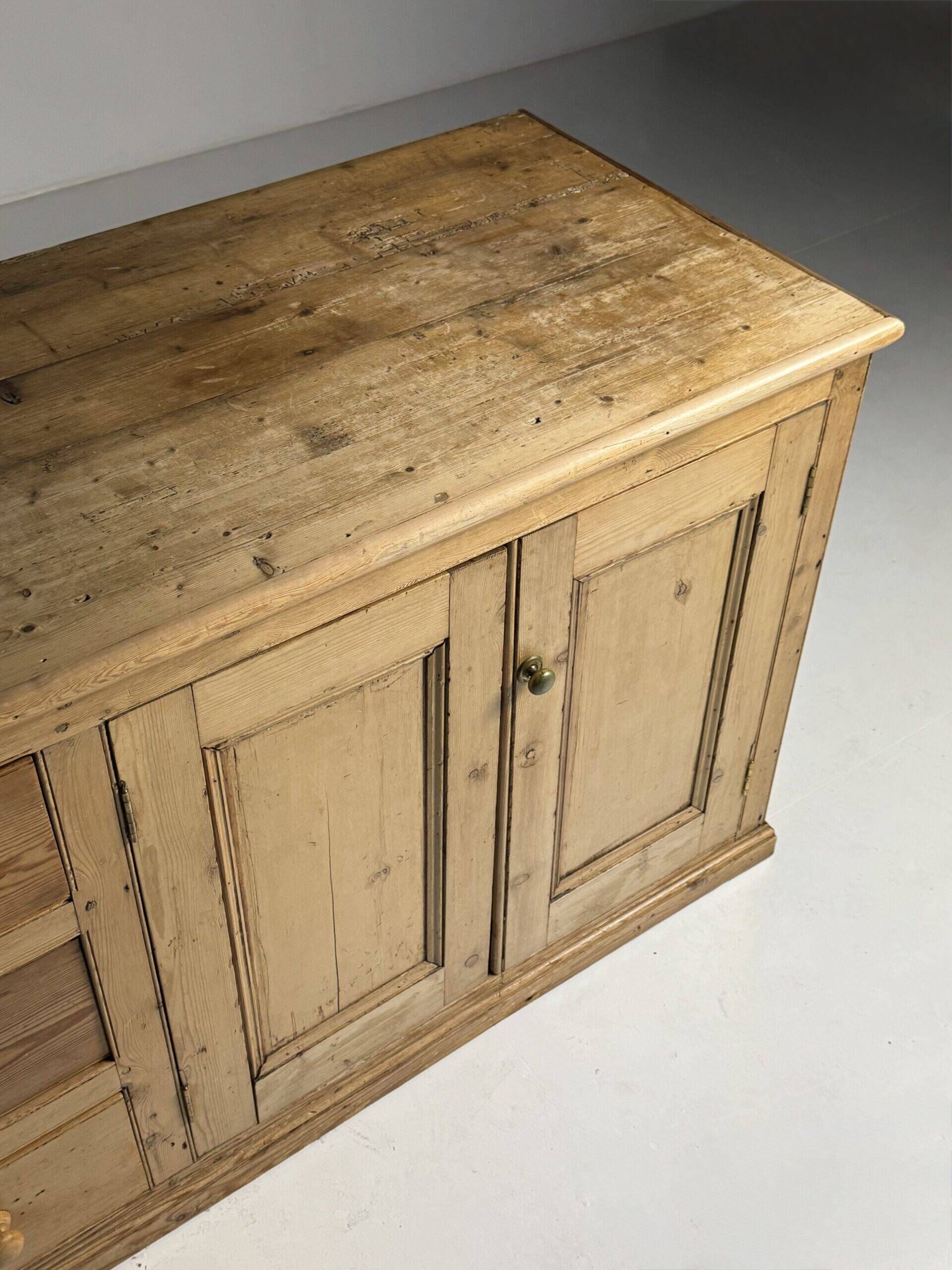 English pine sideboard 19th century