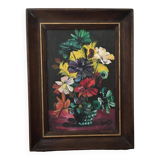 Oil painting on canvas signed RONSIN (Dated 80)