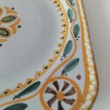 Square dish in earthenware Hubaudière & Bousquet (HB) Quimper