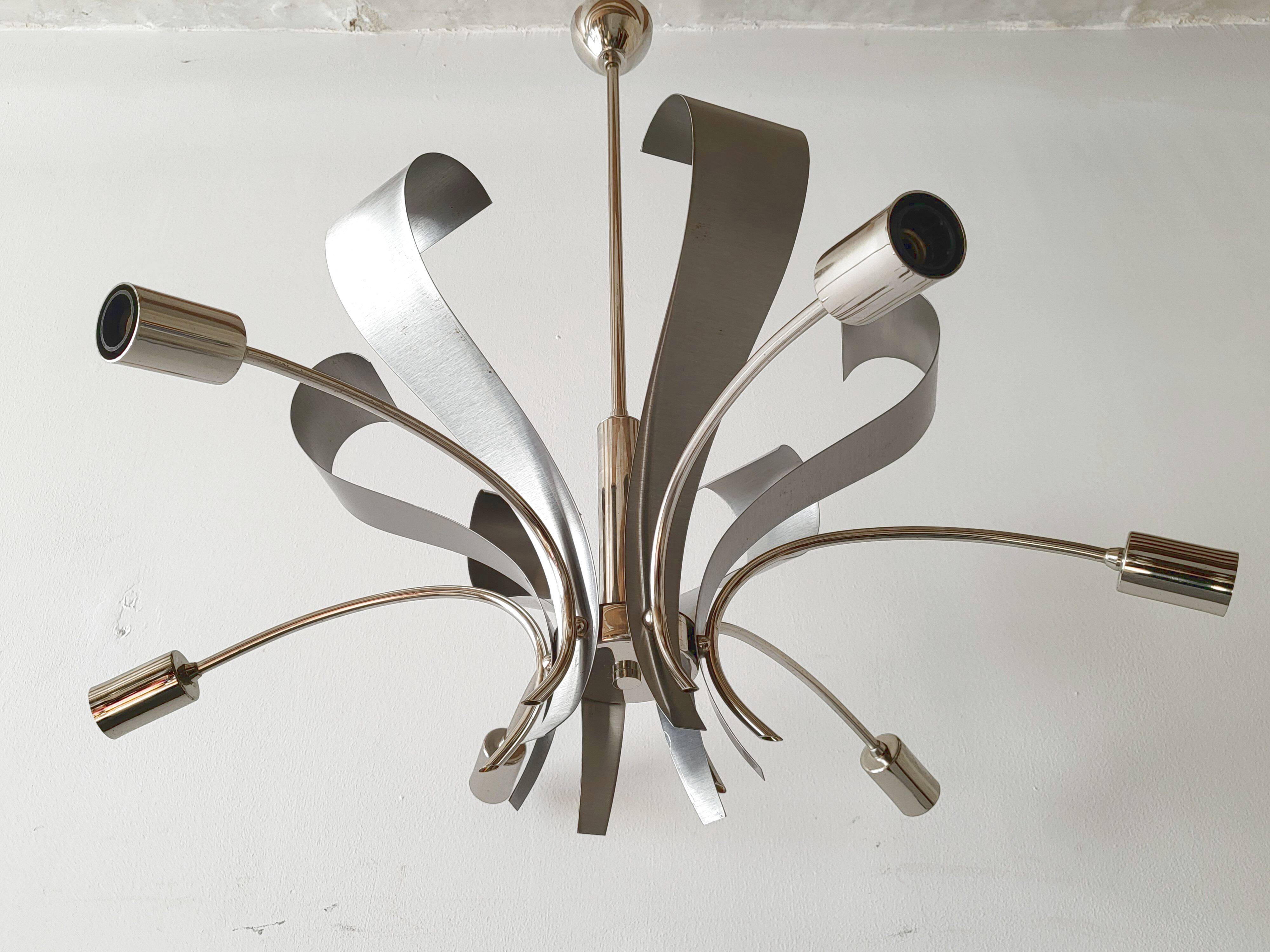 Vintage space age pendant light 1960