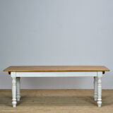 Vintage Pine Table With And Old Top