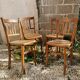 Lot de 4 chaises bistrot