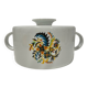 Numbered porcelain soup tureen from Couleuvre.