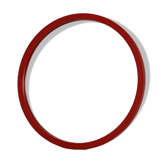 Miroir rond rouge kartell 1980s