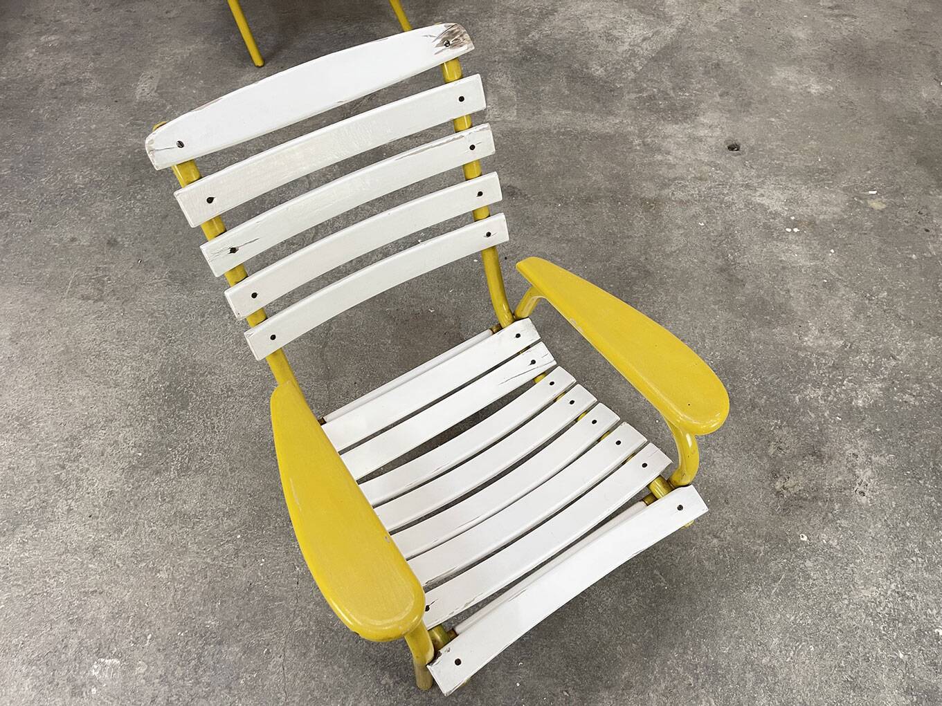 Three garden armchairs from the 1970s