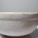 Vintage 20th-century natural marble bowl or decorative dish.