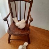 Old doll chair