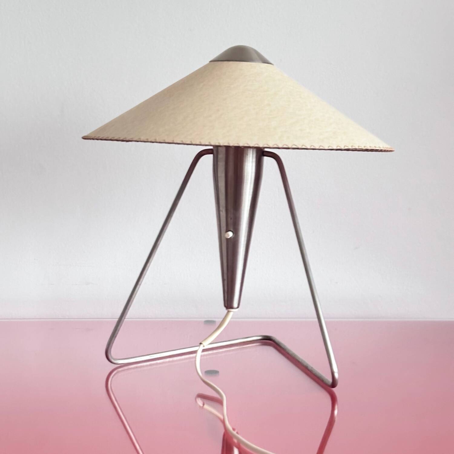 Table lamp 'Chinese' with papyrus share by Helena Frantova for Okolo,