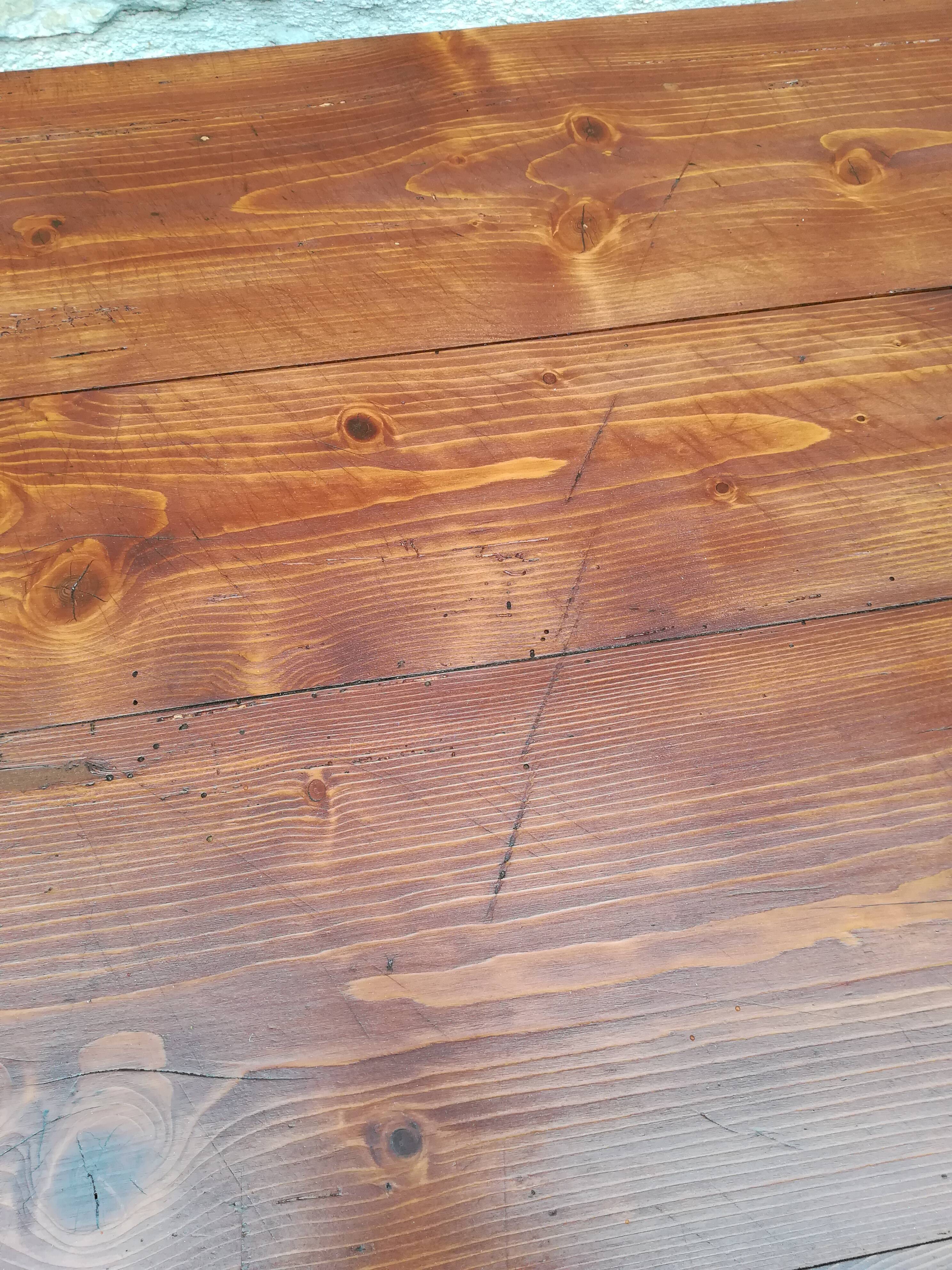 Farm table with drawer